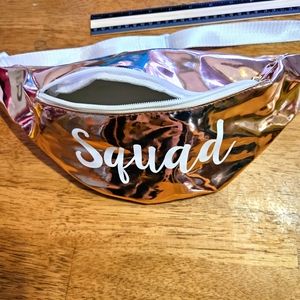 NWOT!!! Rose Gold Squad Belt Bag Fanny Pack